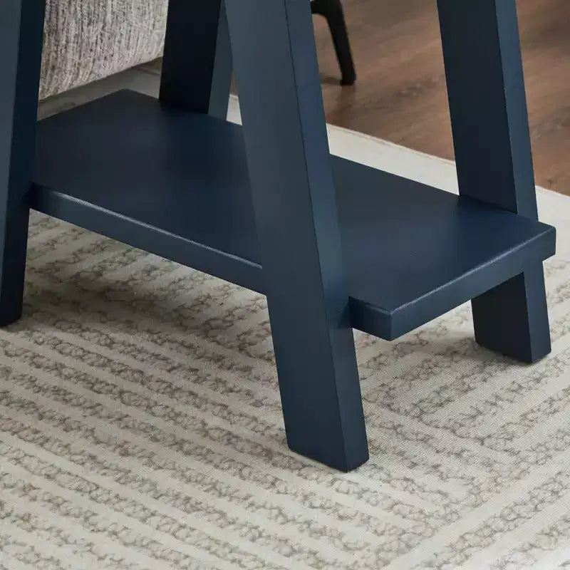 Tavolino con ripiano contemporaneo in legno Roundhill Furniture Athens
