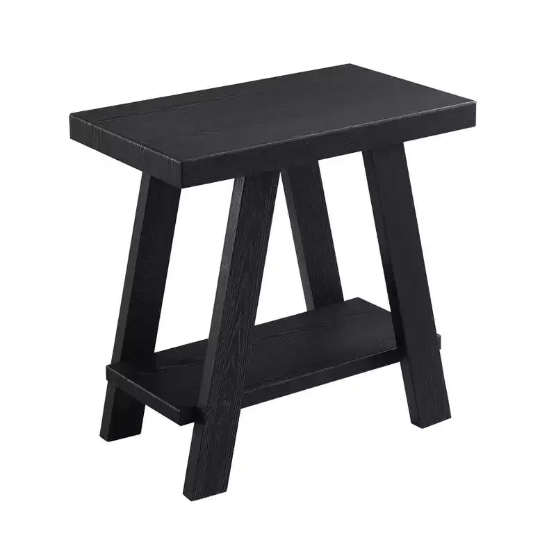 Tavolino con ripiano contemporaneo in legno Roundhill Furniture Athens