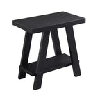 Tavolino con ripiano contemporaneo in legno Roundhill Furniture Athens