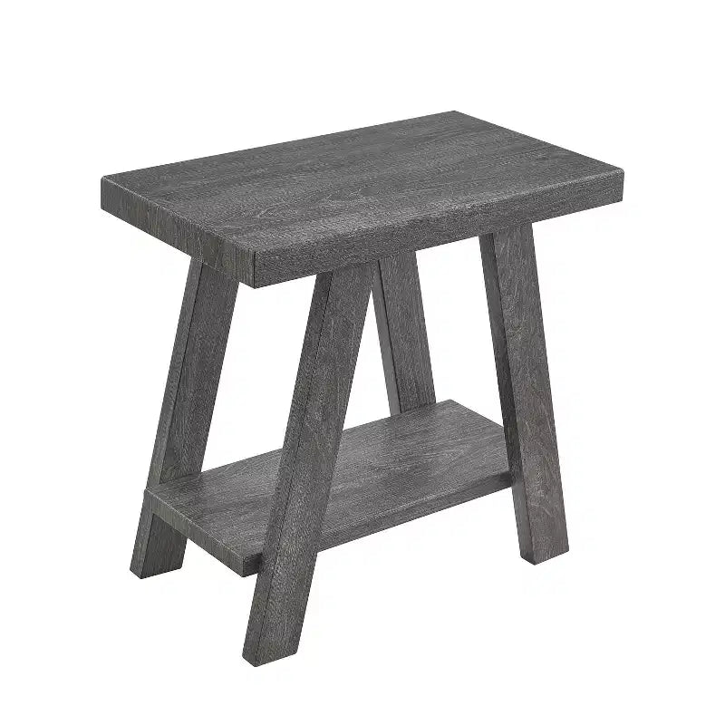 Tavolino con ripiano contemporaneo in legno Roundhill Furniture Athens