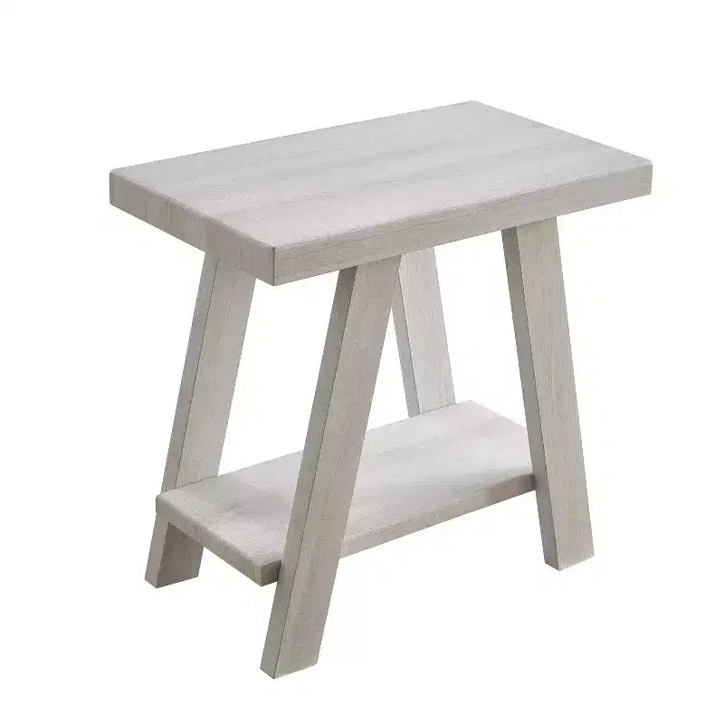 Tavolino con ripiano contemporaneo in legno Roundhill Furniture Athens