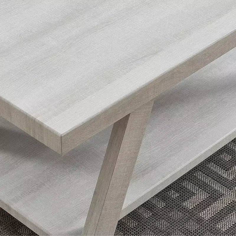 Tavolino con ripiano contemporaneo in legno Roundhill Furniture Athens