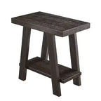 Tavolino con ripiano contemporaneo in legno Roundhill Furniture Athens