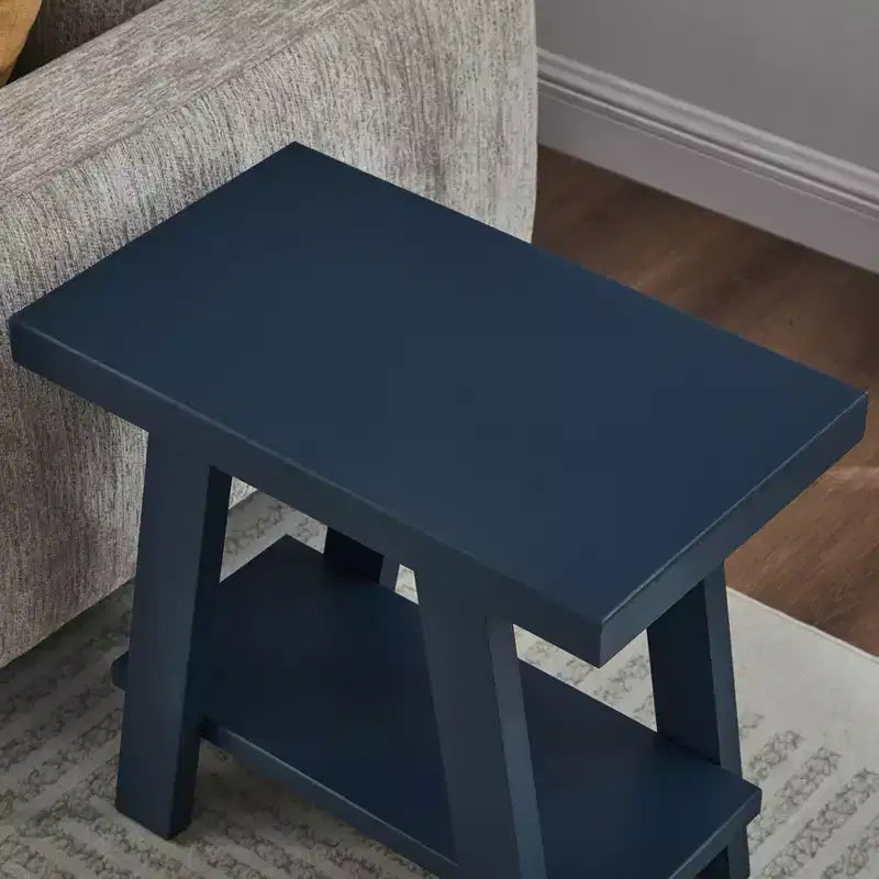 Tavolino con ripiano contemporaneo in legno Roundhill Furniture Athens