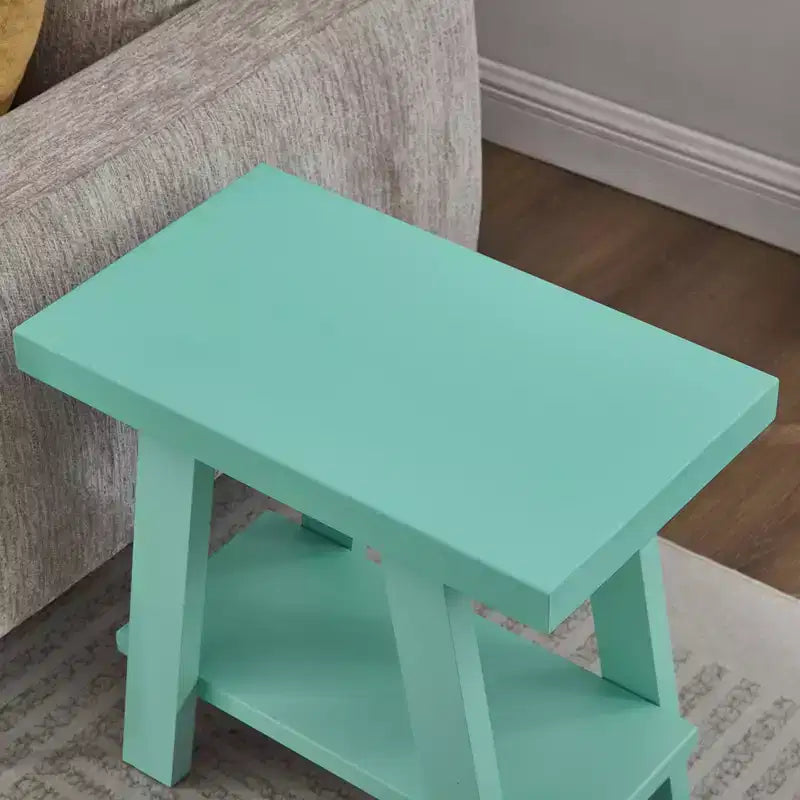 Tavolino con ripiano contemporaneo in legno Roundhill Furniture Athens