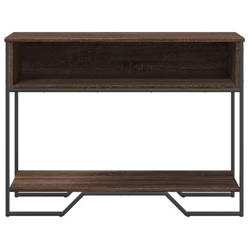 Clihome Tavolo consolle moderno, spazioso e caldo Sonoma per ingresso, tavolo da corridoio robusto e capiente