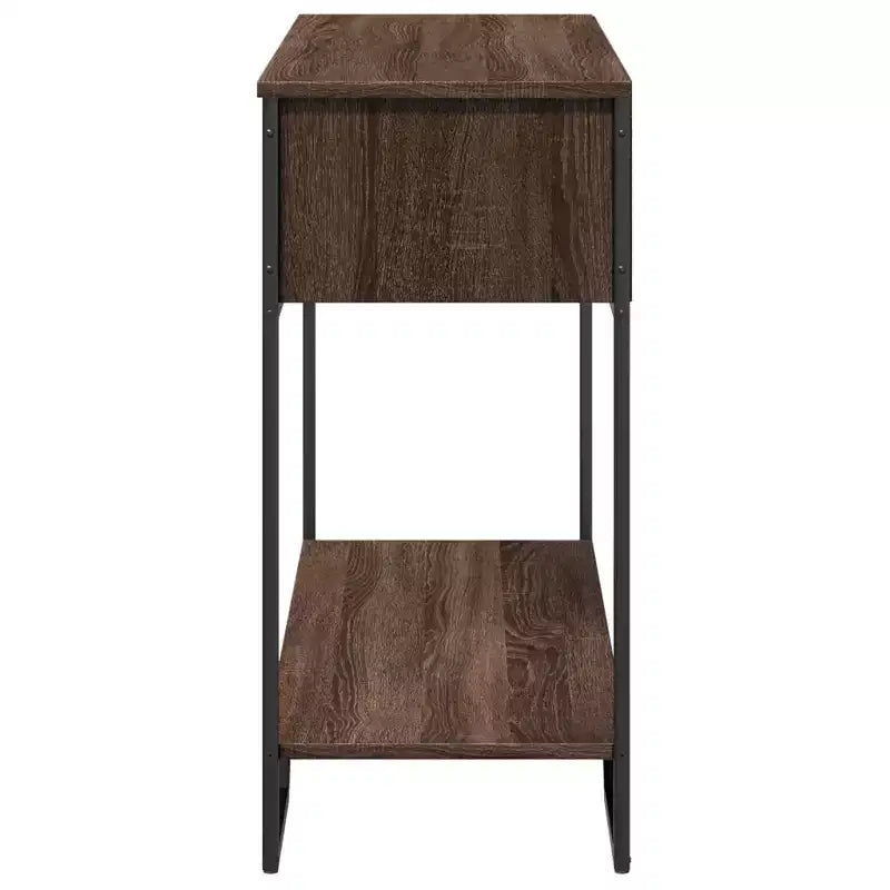 Clihome Tavolo consolle moderno, spazioso e caldo Sonoma per ingresso, tavolo da corridoio robusto e capiente