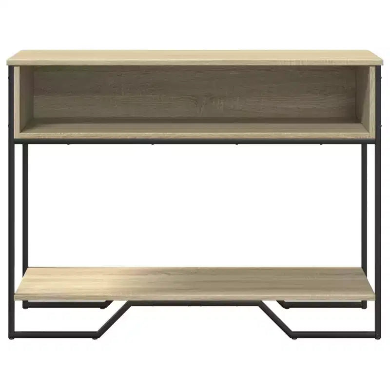 Clihome Tavolo consolle moderno, spazioso e caldo Sonoma per ingresso, tavolo da corridoio robusto e capiente