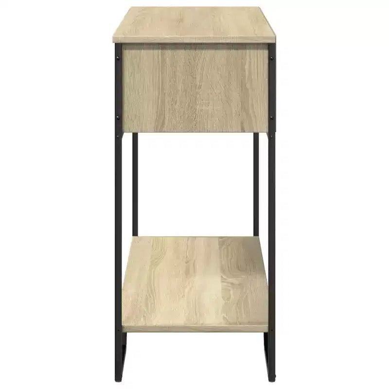 Clihome Tavolo consolle moderno, spazioso e caldo Sonoma per ingresso, tavolo da corridoio robusto e capiente