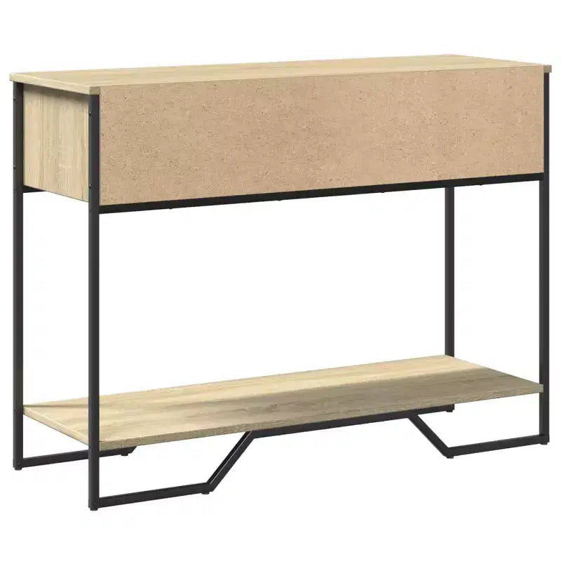 Clihome Tavolo consolle moderno, spazioso e caldo Sonoma per ingresso, tavolo da corridoio robusto e capiente