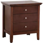 Hammond G5425-N Comodino a 3 cassetti, color cappuccino