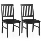 Heynemo Sedie da Pranzo in Legno Set da 2, Sedie da Pranzo Moderne con Gambe in Legno Massello, Capacità 350LBS, Sedile Laterale d'Accento in Ecopelle per Cucina