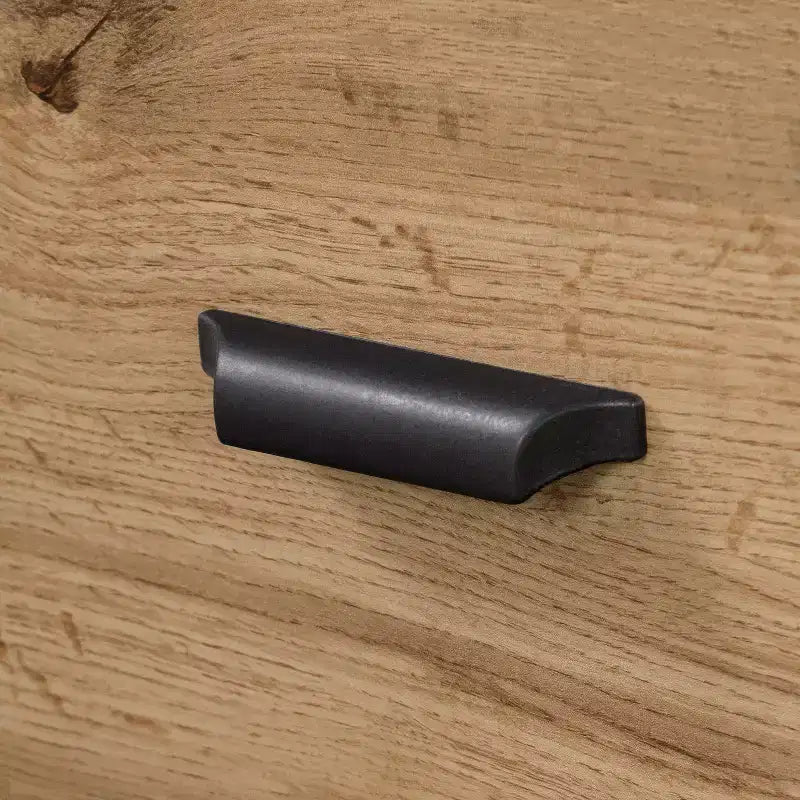 HomeStock Scrivanie per Computer da 75 cm di Altezza in Laminato di Carta Marrone con Ripiano Aperto