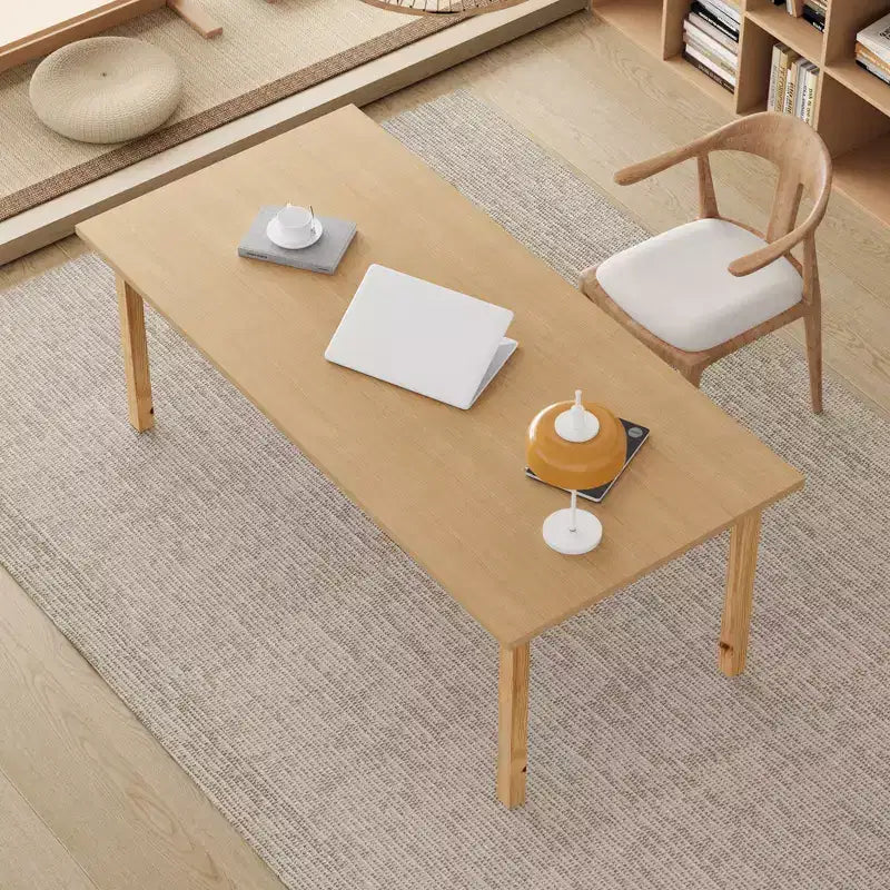 Tavolo multifunzionale in legno Famapy - Ampio tavolo da pranzo in legno, ampia superficie di lavoro e robusto per ufficio domestico e soggiorno