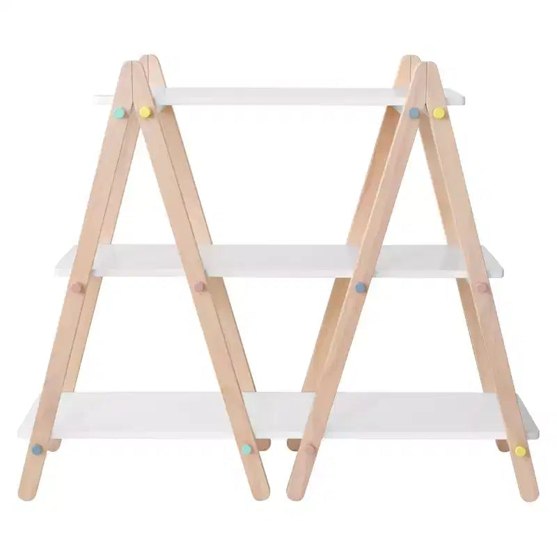 Libreria Babyletto Dottie - Bianco e Legno Naturale