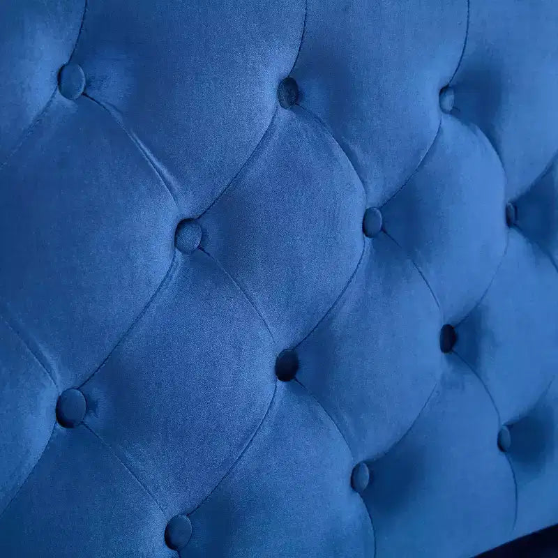 Letto a slitta imbottito Christopher Knight Home Boyle con testiera ad alette e pediera a volute