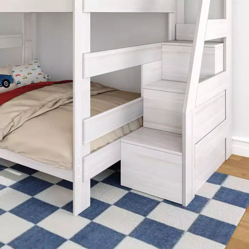 Letto a castello matrimoniale Modern Farmhouse con scala