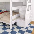 Letto a castello matrimoniale Modern Farmhouse con scala