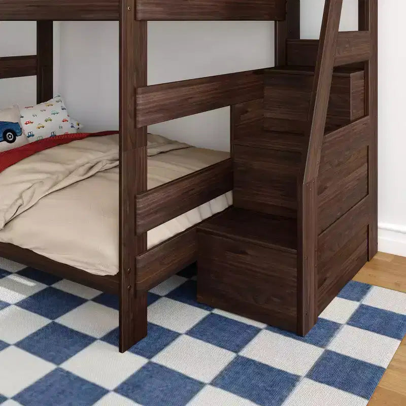 Letto a castello matrimoniale Modern Farmhouse con scala