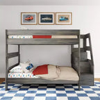 Letto a castello matrimoniale Modern Farmhouse con scala