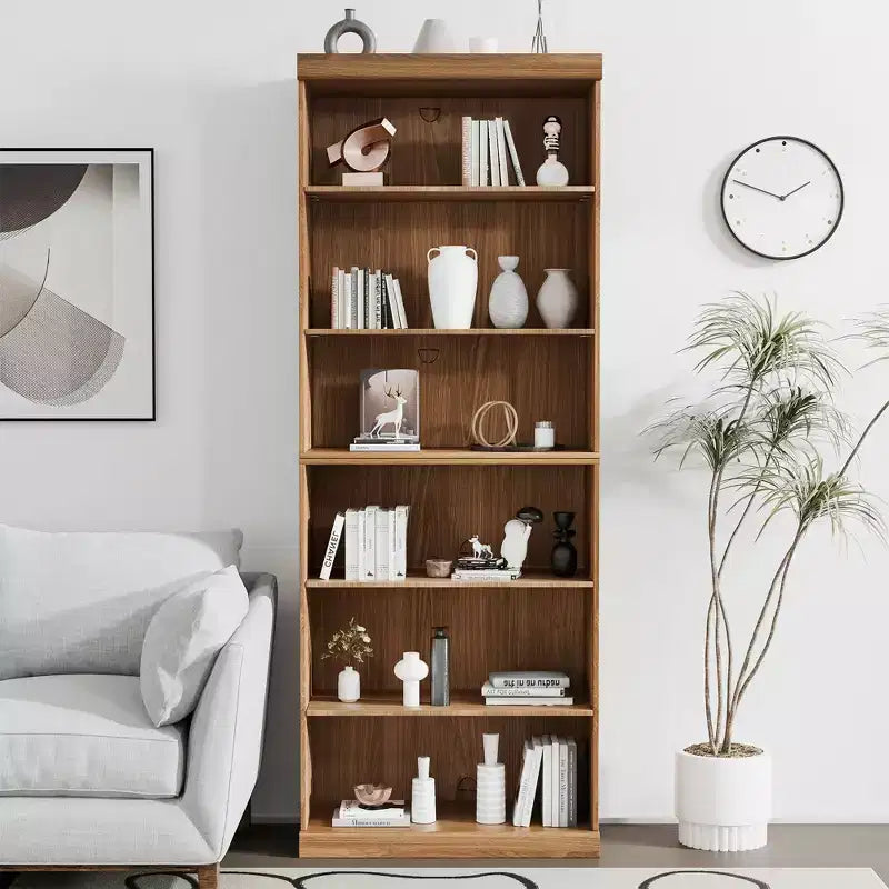 PexFix 104x79x41 Armadio Libreria Aperta in Legno Mobiletto Libreria & Ufficio per Cucina Camera da Letto Ingresso Soggiorno Sala da Pranzo Naturale