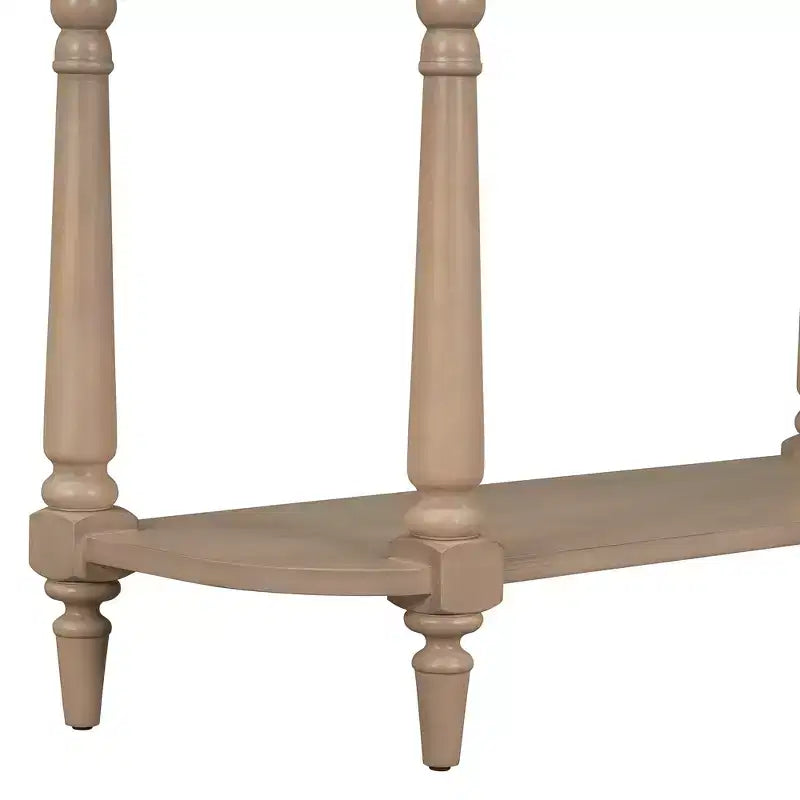 Consolle stretta vintage con contenitore, tavolo da ingresso in legno con cassetto superiore e ripiano aperto, tavolo da divano retrò per ingresso e corridoio