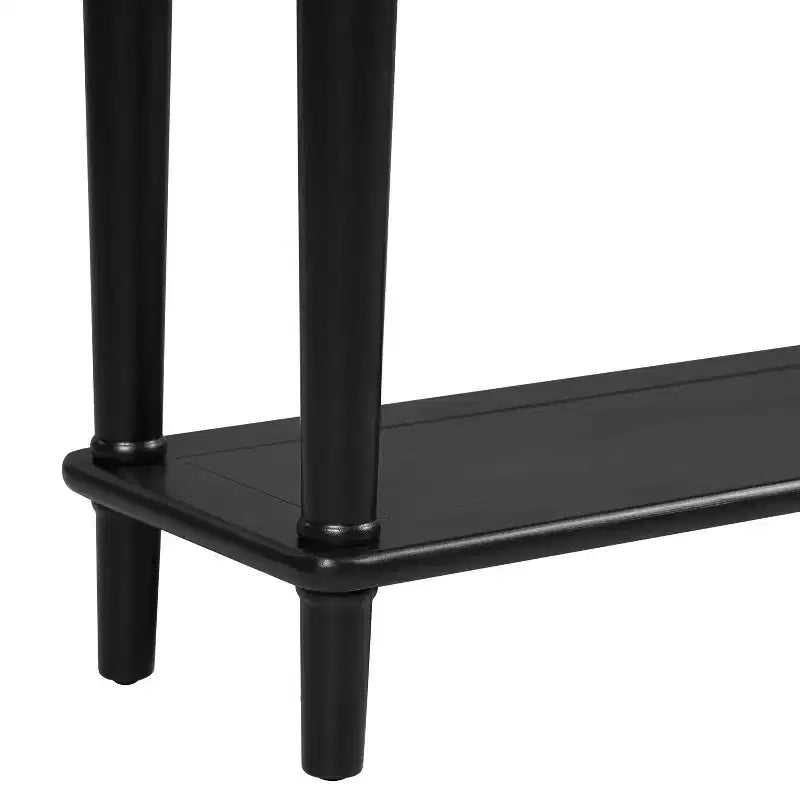 Consolle stretta vintage con contenitore, tavolino da ingresso in legno con 4 cassetti e ripiano aperto per ingressi, soggiorni e corridoi