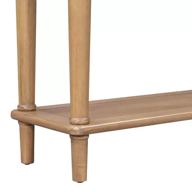 Consolle stretta vintage con contenitore, tavolino da ingresso in legno con 4 cassetti e ripiano aperto per ingressi, soggiorni e corridoi