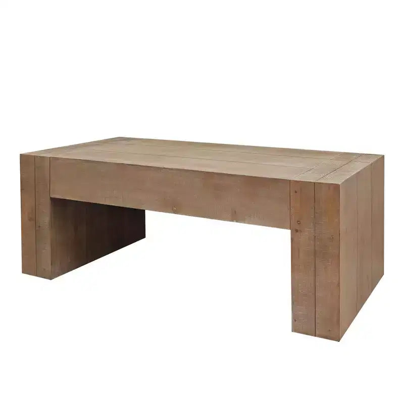 Tavolino da salotto Homy Casa 49 in legno ingegnerizzato rustico, marrone naturale