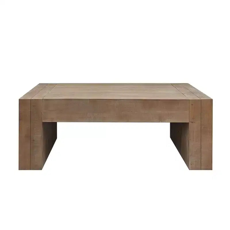 Tavolino da salotto Homy Casa 49 in legno ingegnerizzato rustico, marrone naturale