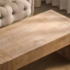 Tavolino da salotto Homy Casa 49 in legno ingegnerizzato rustico, marrone naturale