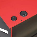 Luxystar Letto a giorno a grandezza naturale con scrivania integrata, ricarica USB e rotelle singole, letto multifunzionale salvaspazio per camera degli ospiti e giochi