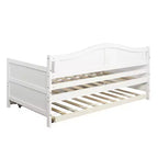 Luxystar Letto a Giorno in Legno con Letto Estraibile Facile da Aprire per Camera da Letto e Soggiorno