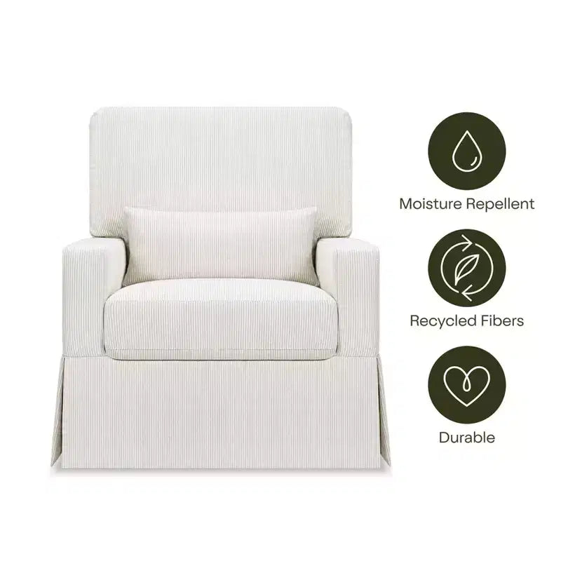 Pouf poggiatesta Namesake Crawford girevole e confortevole