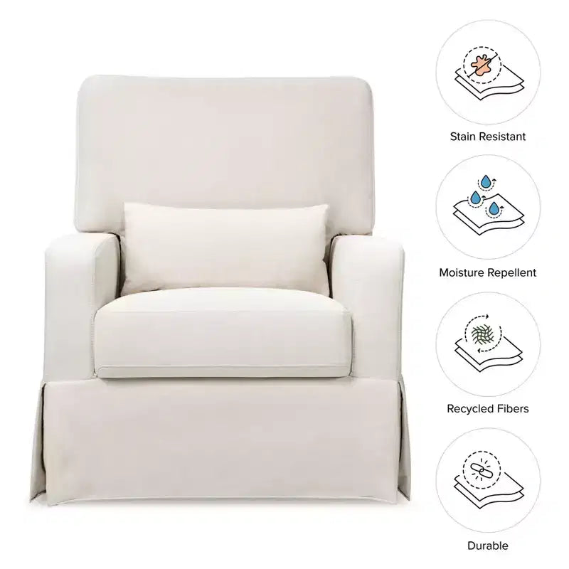 Pouf poggiatesta Namesake Crawford girevole e confortevole