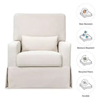 Pouf poggiatesta Namesake Crawford girevole e confortevole