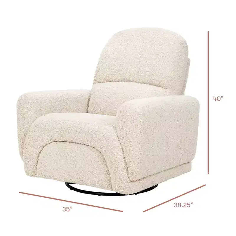 Poltrona reclinabile e girevole Babyletto Rainbow