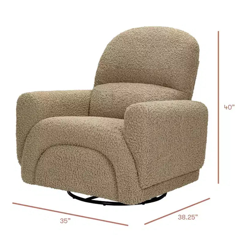 Poltrona reclinabile e girevole Babyletto Rainbow