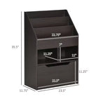 Whisen Kids Libreria Organizzatore a Ripiani Multipli con Cassetto Contenitore, Regalo per Bambini