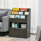Whisen Kids Libreria Organizzatore a Ripiani Multipli con Cassetto Contenitore, Regalo per Bambini