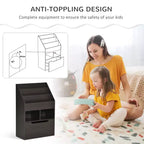 Whisen Kids Libreria Organizzatore a Ripiani Multipli con Cassetto Contenitore, Regalo per Bambini