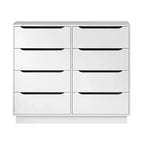 Cassettiera lunga moderna GDFStudio Dune 47 in legno con 8 cassetti