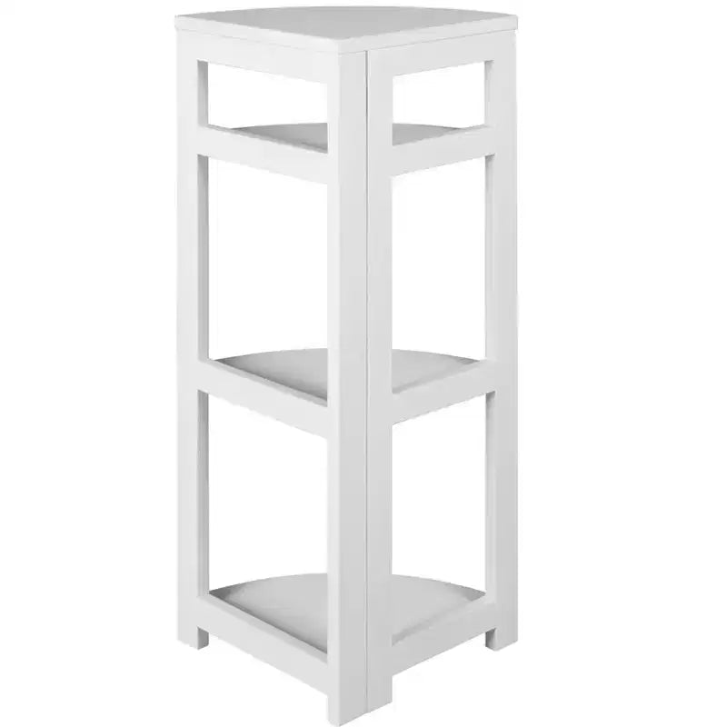 HomeStock 65 H. Scaffali per libri in MDF (Medium-Density Fiberboard) bianchi 4 ripiani