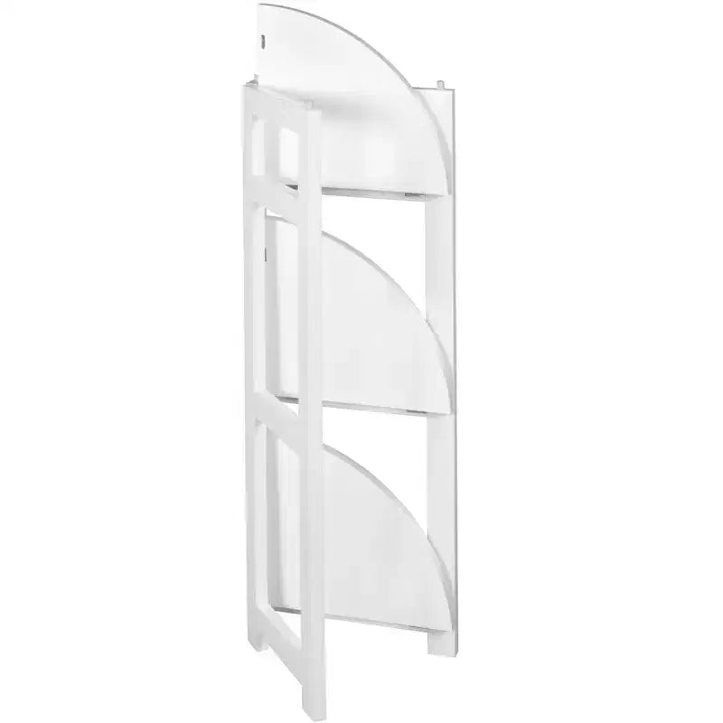 HomeStock 65 H. Scaffali per libri in MDF (Medium-Density Fiberboard) bianchi 4 ripiani