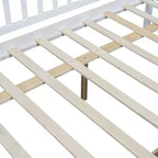 Luxystar Letto a giorno a grandezza naturale in legno con due cassetti per la camerata dei bambini e la camera degli ospiti