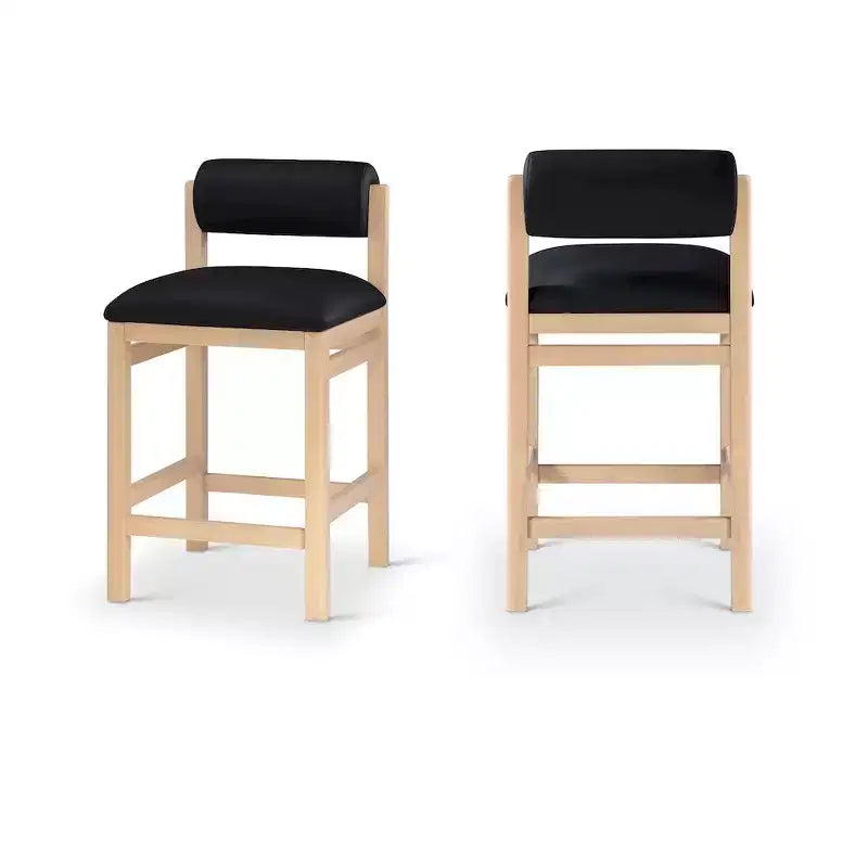 Sgabello da bancone Meridian Furniture, rivestito in ecopelle Roundhill