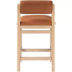 Sgabello da bancone Meridian Furniture, rivestito in ecopelle Roundhill