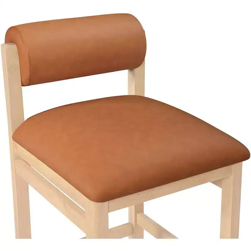 Sgabello da bancone Meridian Furniture, rivestito in ecopelle Roundhill