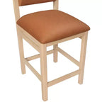 Sgabello da bancone Meridian Furniture, rivestito in ecopelle Roundhill