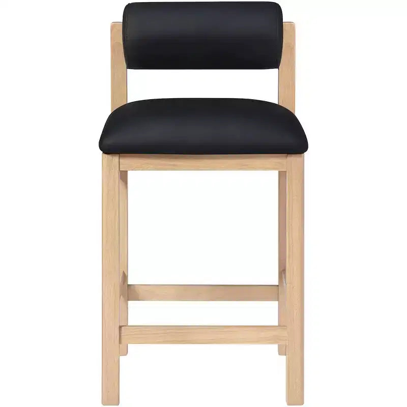 Sgabello da bancone Meridian Furniture, rivestito in ecopelle Roundhill